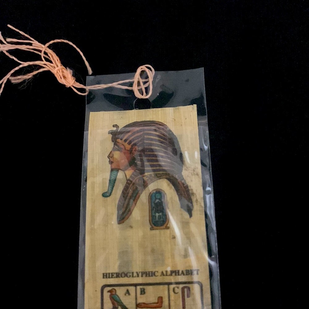 King Tut Egyptian Papyrus bookmarks - Picture 3 of 4